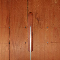 New Old Stock Mazzoli Chiasais 3.5" Paring Knife Carbon Plum Handle Maniago, Italy ~1950s 60s