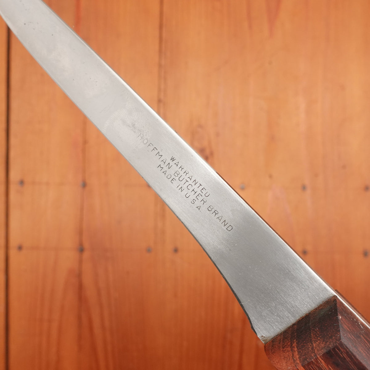 New Old Stock Hoffman 6" Boning Knife Semi Flex Carbon Steel 1950s 60s