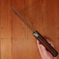 Foster Bros 6" Cleaver Hand-Forged Laminated Steel Grooved Hardwood and Iron Cap 1880s-1920