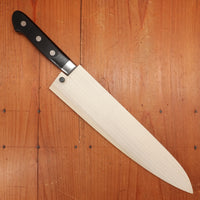 Ashi Hamono Ginga 240mm Gyuto Carbon Steel Western Handle with Saya