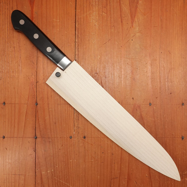 Ashi Hamono Ginga 240mm Gyuto Carbon Steel Western Handle with Saya