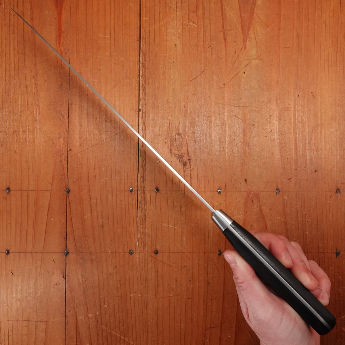 Ashi Hamono Ginga 240mm Gyuto Carbon Steel Western Handle with Saya