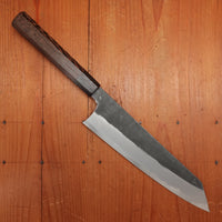 Hitohira Togashi 240mm Kiritsuke Gyuto Shirogami 2 Kurouchi Tagayasan Handle