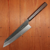 Hitohira Togashi 240mm Kiritsuke Gyuto Shirogami 2 Kurouchi Tagayasan Handle