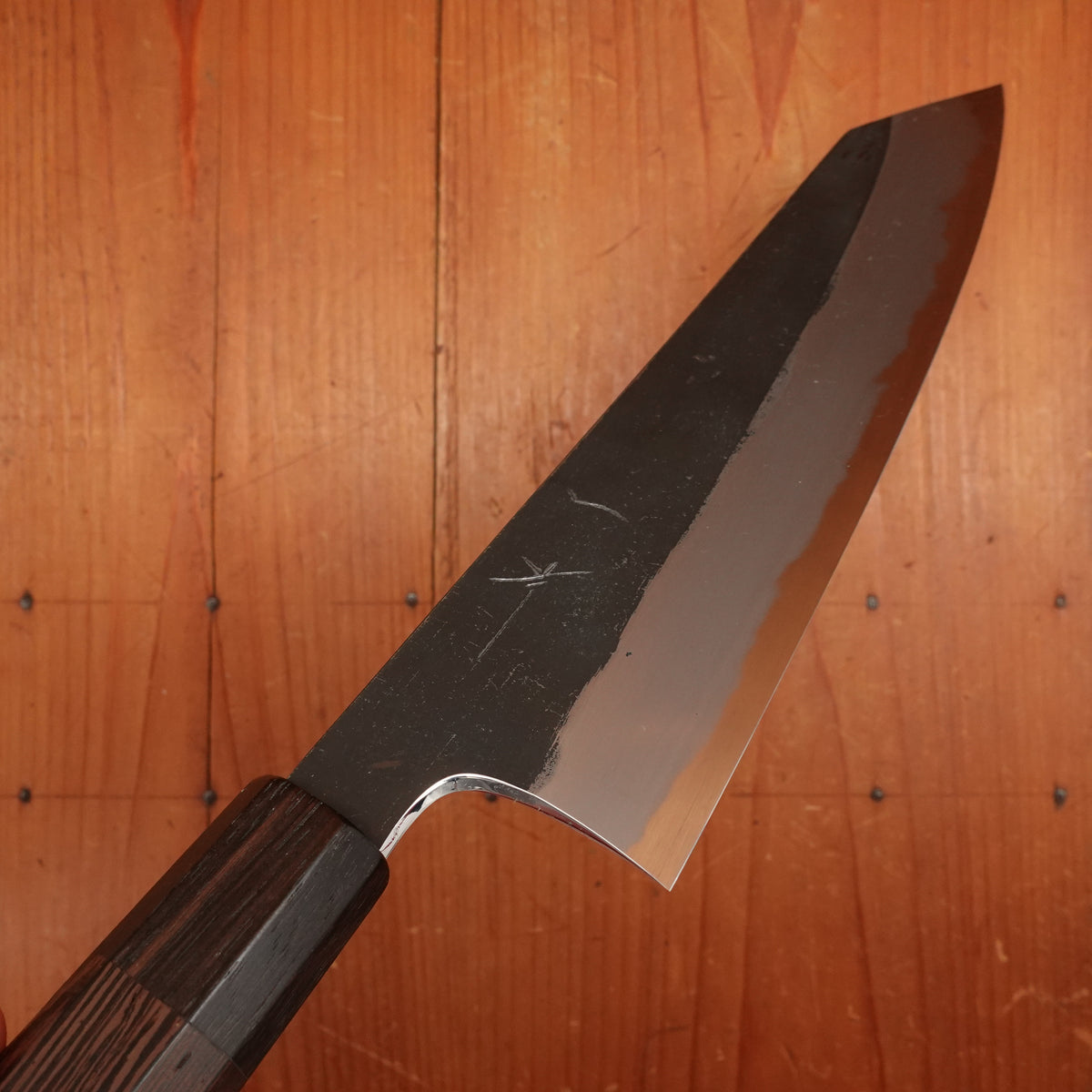 Hitohira Togashi 240mm Kiritsuke Gyuto Shirogami 2 Kurouchi Tagayasan Handle
