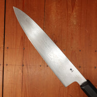 Trade In Yoshikazu Ikeda 210mm Gyuto Aogami 1 Suminagashi Bocote & Ebony Oct Handle Bocote Saya