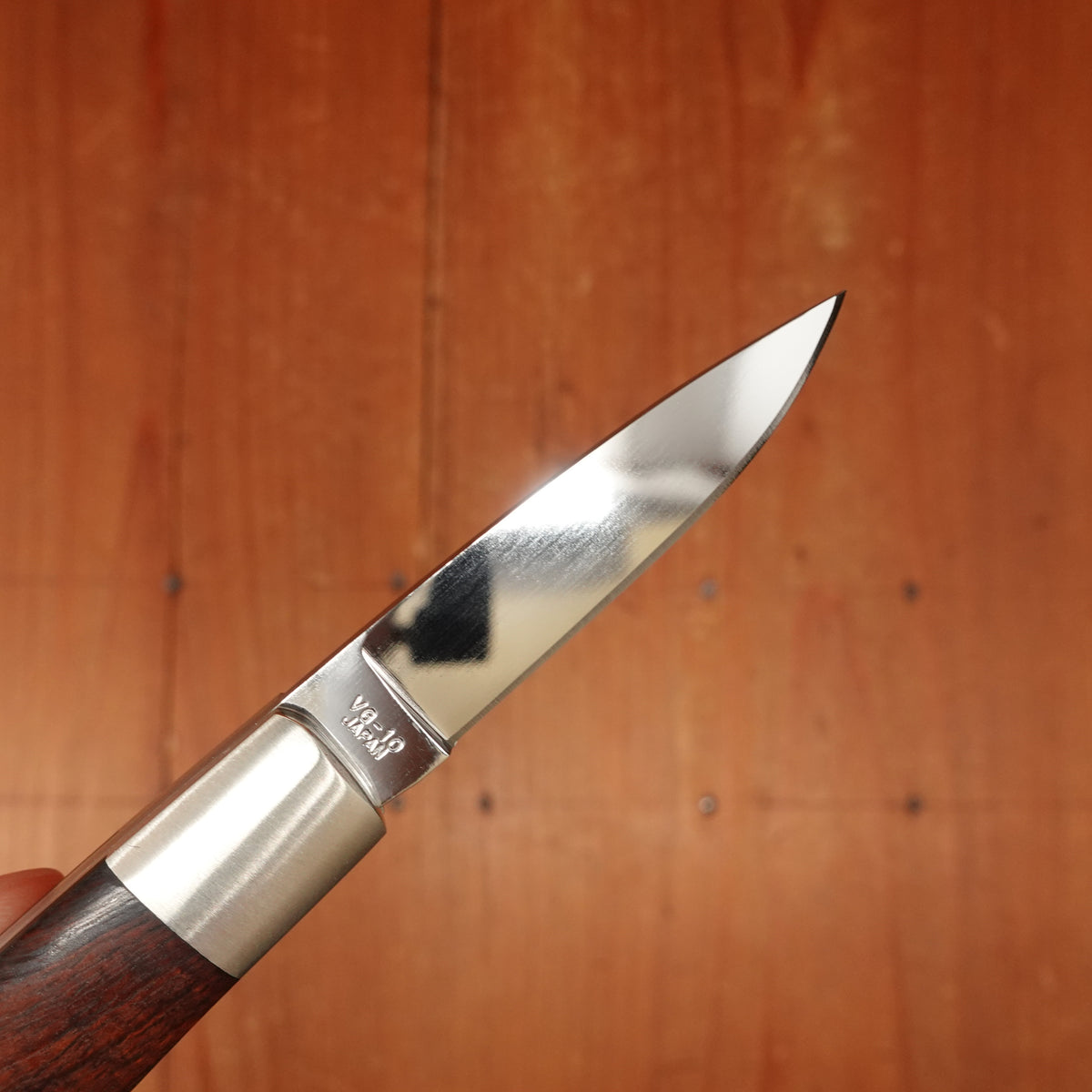 MOKI Leaf 45mm Folding Knife Lock Back Ironwood Handle