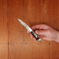 MOKI Leaf 45mm Folding Knife Lock Back Ironwood Handle