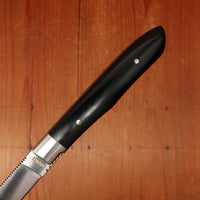 MOKI 100mm Steak Knife Linen Micarta Handle
