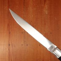 MOKI 100mm Steak Knife Linen Micarta Handle
