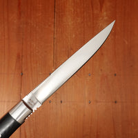 MOKI 100mm Steak Knife Linen Micarta Handle