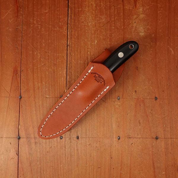 MOKI Banff 55mm Fixed Blade Linen Micarta Handle