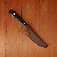 MOKI Banff 86mm Fixed Blade VGXEOS Linen Micarta Handle