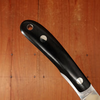 MOKI Banff 86mm Fixed Blade VGXEOS Linen Micarta Handle