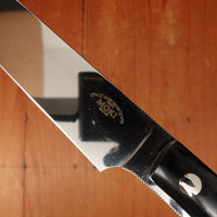 MOKI Banff 86mm Fixed Blade VGXEOS Linen Micarta Handle