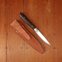 MOKI Trout & Bird 78mm Fixed Blade Wood Handle