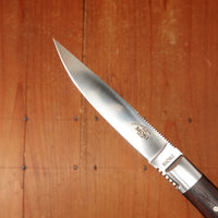 MOKI Trout & Bird 78mm Fixed Blade Wood Handle