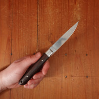 MOKI Trout & Bird 78mm Fixed Blade Wood Handle