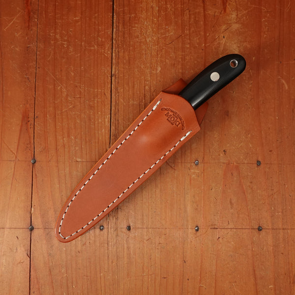 MOKI Banff 86mm Fixed Blade Linen Micarta Handle