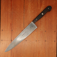 J A Henckels / George & Son 9.25" Chef Knife 102-9" Carbon Steel Solingen 1950s