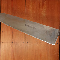 J A Henckels / George & Son 9.25" Chef Knife 102-9" Carbon Steel Solingen 1950s