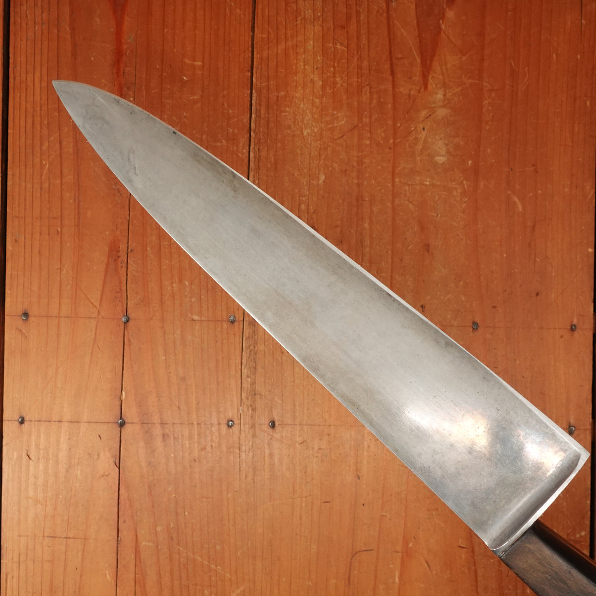 J A Henckels / George & Son 9.25" Chef Knife 102-9" Carbon Steel Solingen 1950s