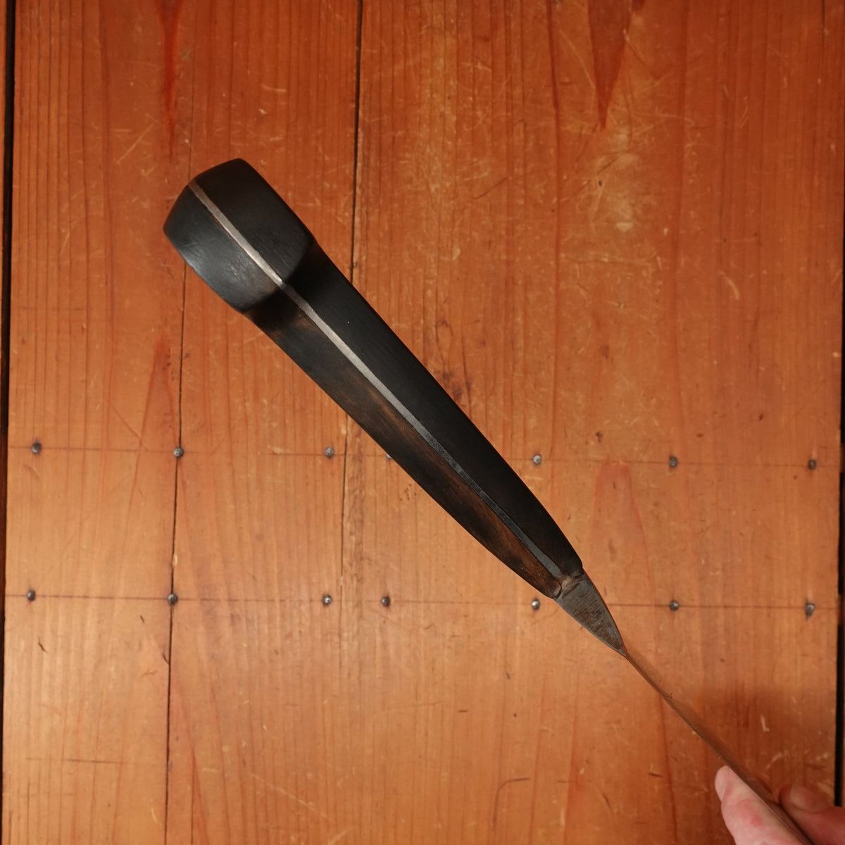 J A Henckels / George & Son 9.25" Chef Knife 102-9" Carbon Steel Solingen 1950s