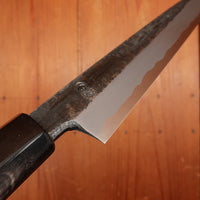 Sakai Kikumori Kikuzuki Kuro 240mm Yanagi Shirogami 2 with Saya