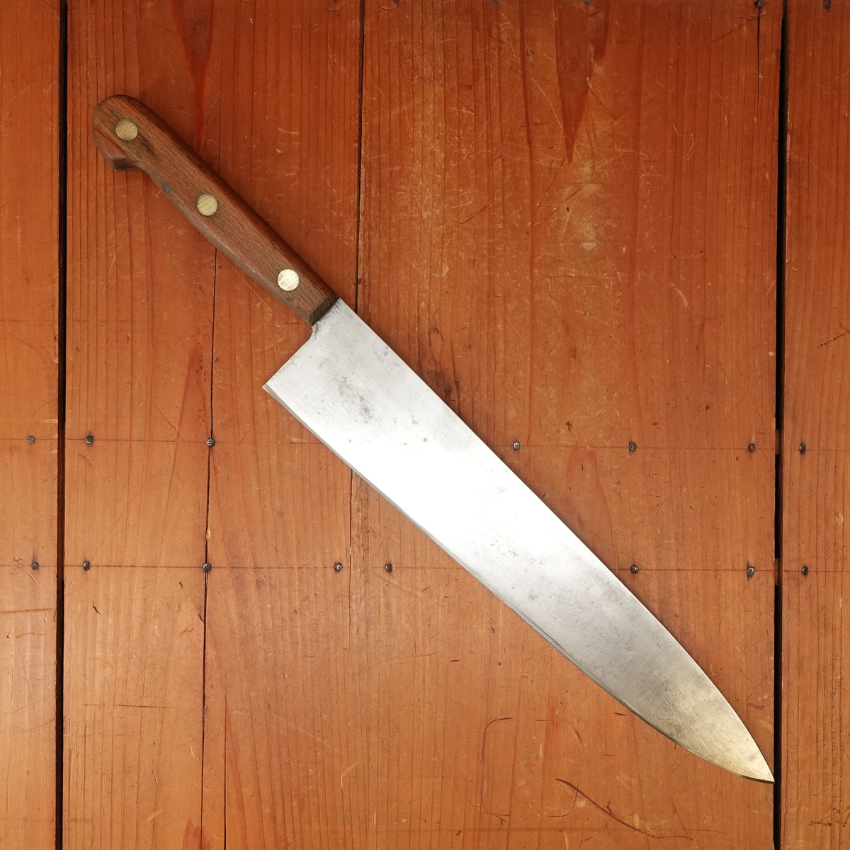 Ontario Knife Co 12" Chef Knife Carbon Steel Beech USA 1953