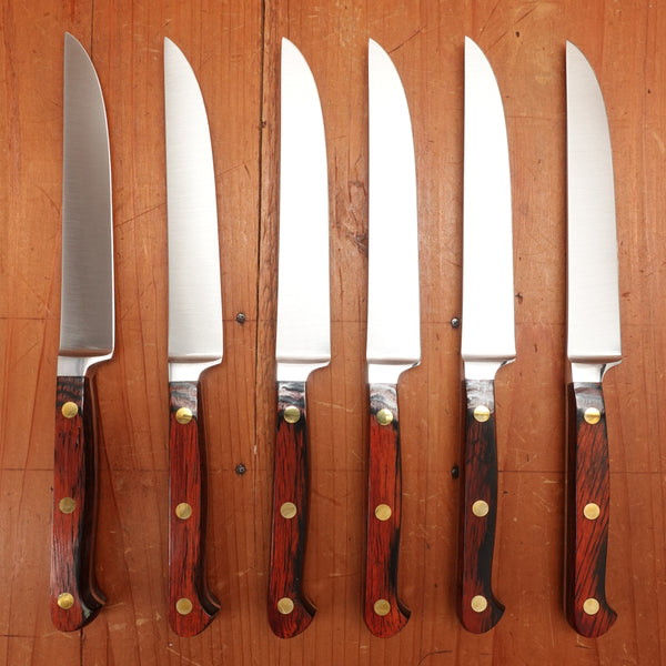 K Sabatier Auvergne Stainless Steak Knife Set  - 6 Pieces