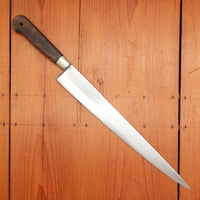 Tichet 13.5" Slicer Carbon Steel & Walnut Late 19th early 20th C