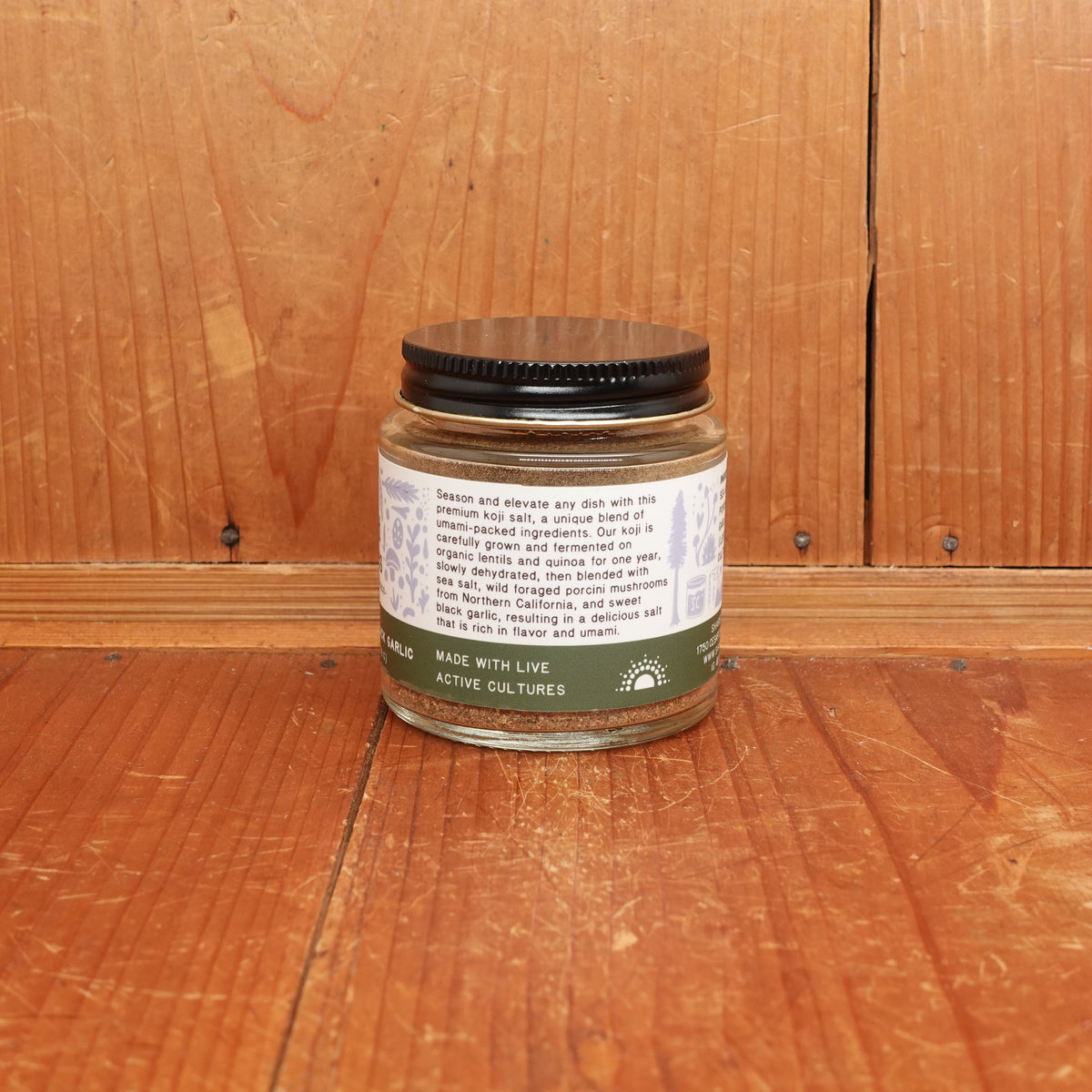 Shared Cultures Koji Salt with Porcini and Black Garlic - 2.75oz