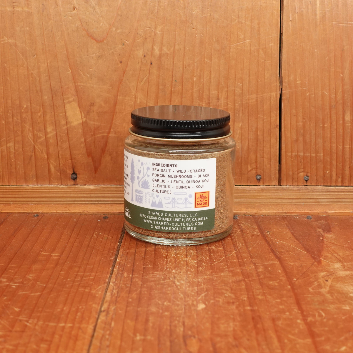 Shared Cultures Koji Salt with Porcini and Black Garlic - 2.75oz