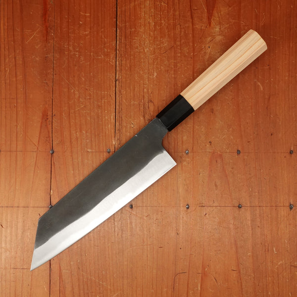 Hatsukokoro Aokitae 200mm Bunka Iron Clad Aogami 2 Kurouchi Octagonal Ho Horn