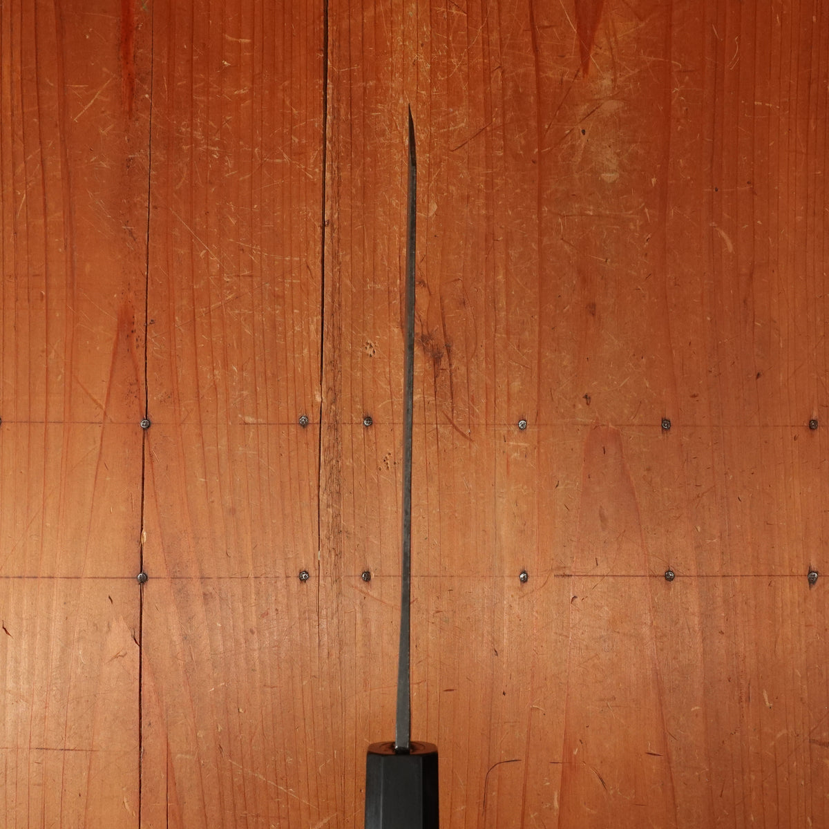 Hatsukokoro Aokitae 200mm Bunka Iron Clad Aogami 2 Kurouchi Octagonal Ho Horn