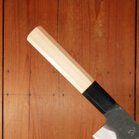 Hatsukokoro Aokitae 220mm Gyuto Iron Clad Aogami 2 Kurouchi Octagonal Ho Horn