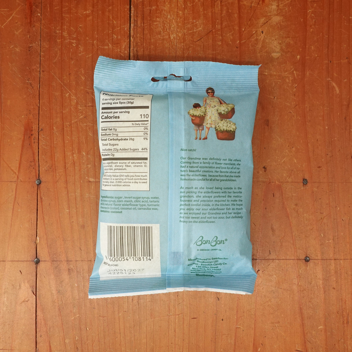 BonBon Sour Elderflower Fish - 150g