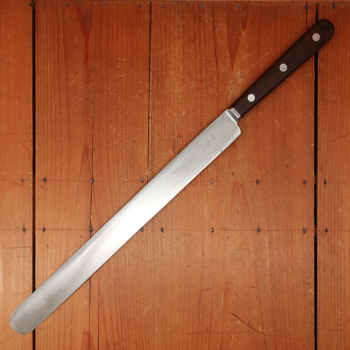 LF&C Blue Diamond 14" Roast Beef Slicer Forged Carbon Steel New Britain Ct 1930s-1965