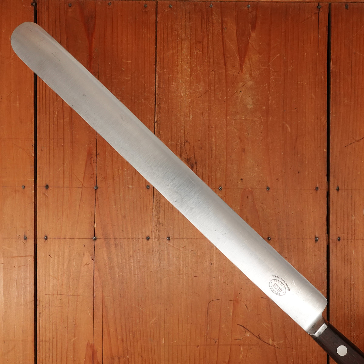 LF&C Blue Diamond 14" Roast Beef Slicer Forged Carbon Steel New Britain Ct 1930s-1965
