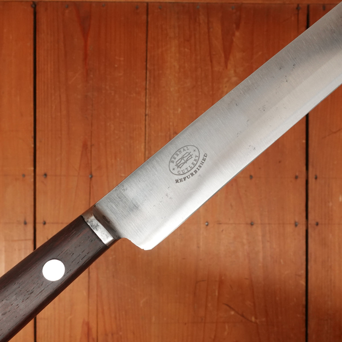 LF&C Blue Diamond 14" Roast Beef Slicer Forged Carbon Steel New Britain Ct 1930s-1965