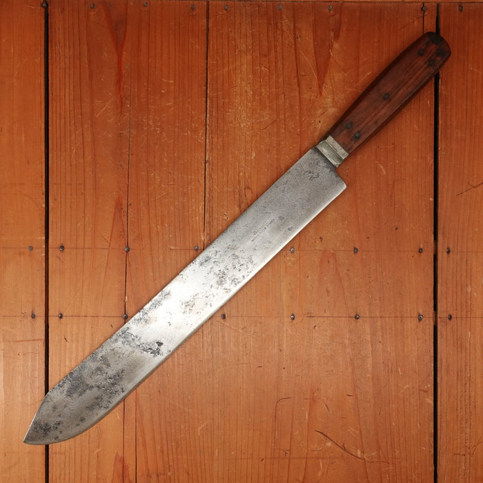 Russell Green River Works 14" Bullnose Hand-Forged Carbon Steel Rosewood Turners Falls 1890s-1920s