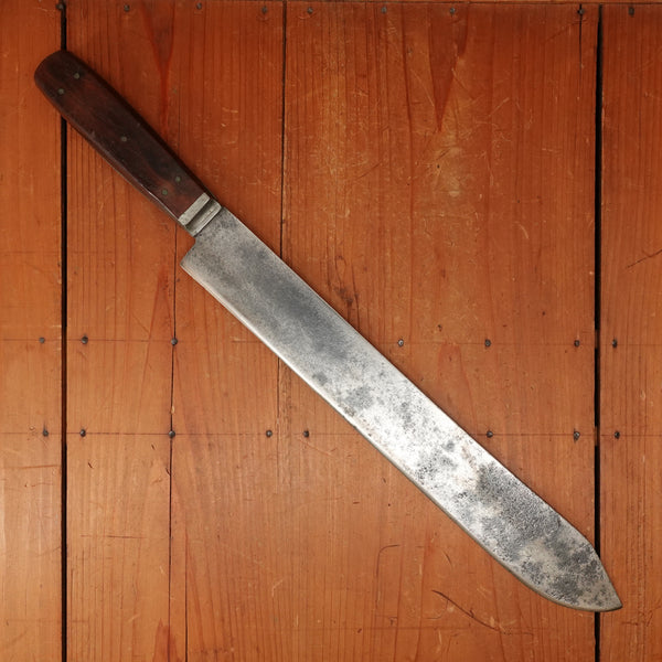Russell Green River Works 14" Bullnose Hand-Forged Carbon Steel Rosewood Turners Falls 1890s-1920s