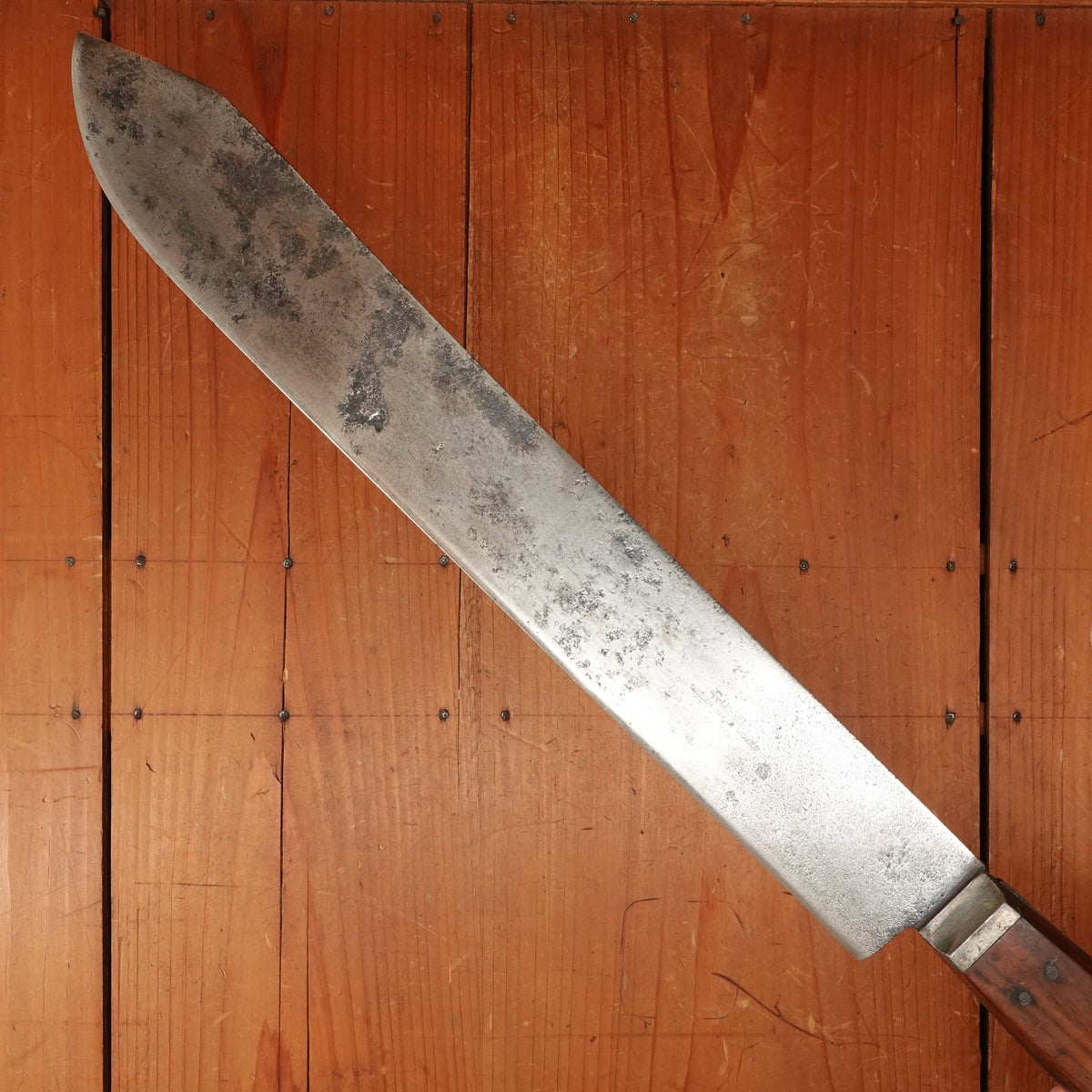 Russell Green River Works 14" Bullnose Hand-Forged Carbon Steel Rosewood Turners Falls 1890s-1920s