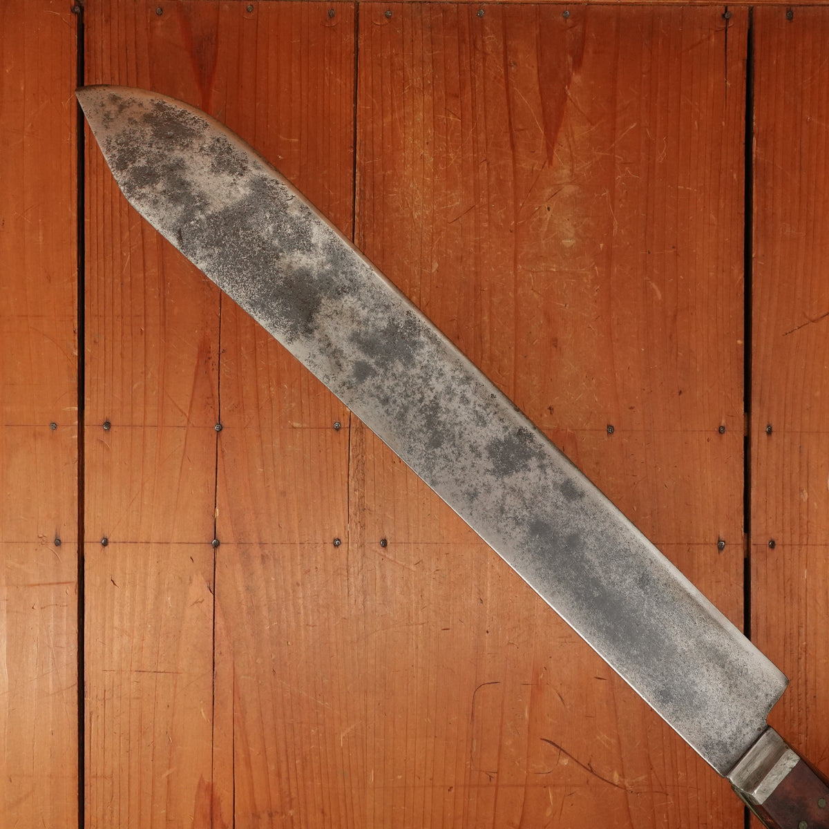 Russell Green River Works 14" Bullnose Hand-Forged Carbon Steel Rosewood Turners Falls 1890s-1920s