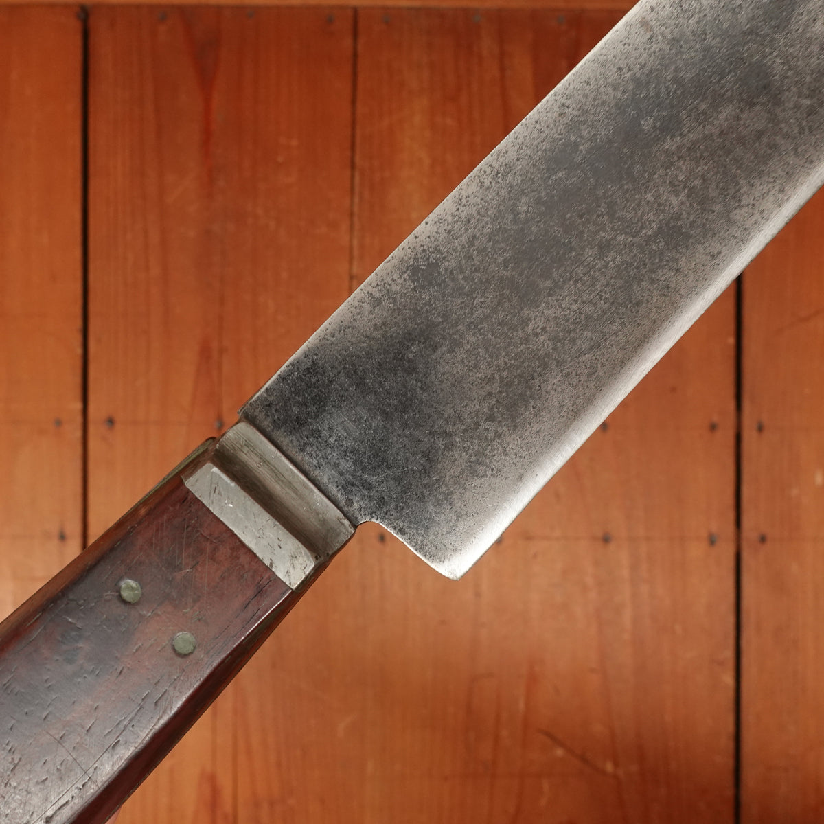 Russell Green River Works 14" Bullnose Hand-Forged Carbon Steel Rosewood Turners Falls 1890s-1920s
