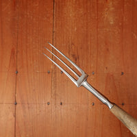 John Wigfall & Co Table Knife Set "Goffed" Carbon Steel & Turned Horn Sheffield 1870s-1880s