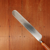 I S Greenberg & Co Table Knife Set "Goffed" Carbon Steel & Stag Sheffield ~1890-1910