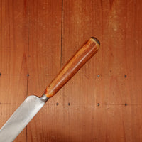 I S Greenberg & Co Table Knife Set "Goffed" Carbon Steel & Stag Sheffield ~1890-1910