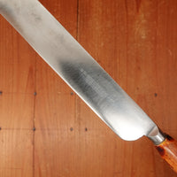 I S Greenberg & Co Table Knife Set "Goffed" Carbon Steel & Stag Sheffield ~1890-1910