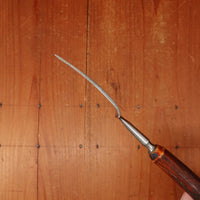 I S Greenberg & Co Table Knife Set "Goffed" Carbon Steel & Stag Sheffield ~1890-1910